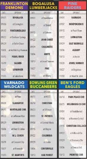 Washington Parish High School Football Schedule - Go Team!!
